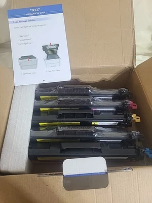 TN227 TN-227BK/C/M/Y High Yield Toner Cartridge: HL-L3290CDW Compatible Replacem - Image 1 of 3