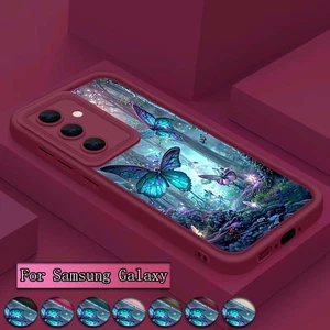 Butterfly TPU Case For Smausng S25 S24 Ultra S23FE S22 A16 A17 A26 A35 A15 Cover - Picture 1 of 19