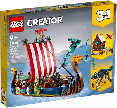 LEGO Creator 31132 - Le bateau viking et le serpent de Midgard - Neuf/ New /Neu - Photo 1/2