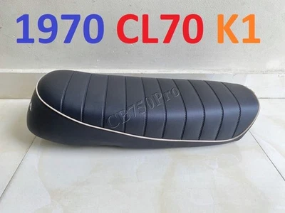 Honda CL70 K1 1970 Scrambler 70 CL70K1 Seat CL50 CD50 SS50 sillín de asiento. Pan metálico Foto 1 de 4