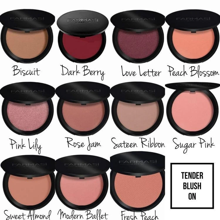 Farmasi Tender Blush On 0.17 oz. -Assorted Shades- FREE SHIPPING!! - Image 1 of 1