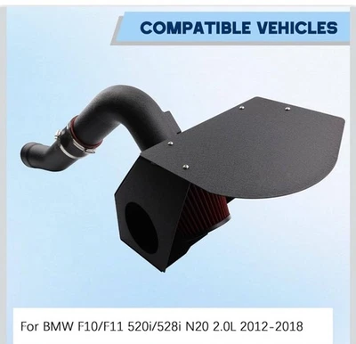 Kit de sistema de admisión de aire frío para BMW F10/F11 520i/528i N20 2012-2016 2,0 L 12-18 Foto 1 de 4
