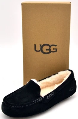 UGG Womens Ansley Slippers | Black | 1106878W-BLK | Authentic New - Image 1 of 4