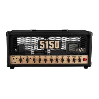 EVH 5150 Iconic Series 15W Guitar Amplifier Head with EL34 Power Tube (Black) - Image 1 of 4