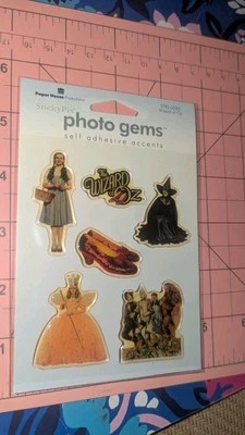 绿野仙踪照片宝石自粘口音贴纸纸屋 — 第 1/2 张图片