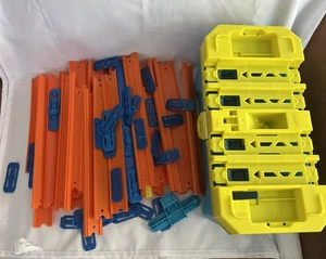 Mattel Hot Wheels Build, Boost, Stunt Track Set  With Additional Set Of Tracks - Picture 1 of 7