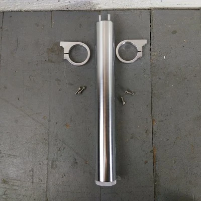 GM 1964-66 A-Body 15" aluminio pulido radiador desbordamiento tanque Puke Monte Carlo  Foto 1 de 4