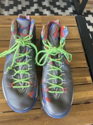 Nike KD V 5 Splatter Nerf 2012 Kevin Durant 554988-007 Great Condition Size 10.5 - Image 1 of 4