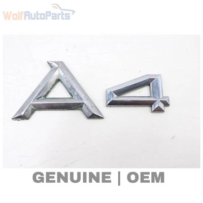 AUDI A4 QUATTRO 1999-2001 - emblema de maletero / insignia "A4" 8D5853741 Foto 1 de 4