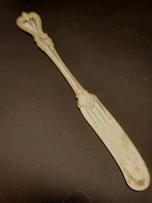Cuchillo esparcidor de mantequilla plata esterlina .925/1000 patrón colonial antiguo towle 1895 Foto 1 de 4