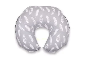4Baby Nursing Pillow Feathers Grey Breast Feeding Breastfeeding Cushion Baby New - Picture 1 of 1