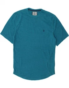 VOLCOM Womens T-Shirt Top UK 18 XL Blue Cotton CS52 - Picture 1 of 3