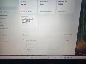 Dell Inspiron 15 3000 Intel Pentium 5450U - 16GB DDR4 / 500gb Samsung m.2 SSD   - Picture 1 of 3