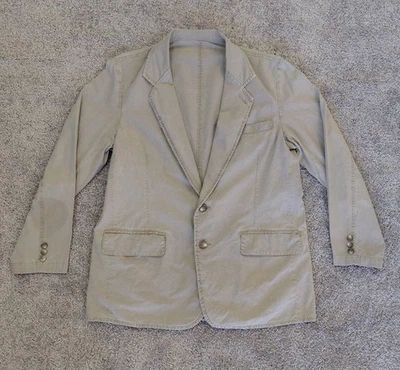 Blazer LL Bean de Colección Para Hombres L Caqui Tostado Pesas Tropicales Peso Chaqueta Abrigo Deportivo Foto 1 de 4