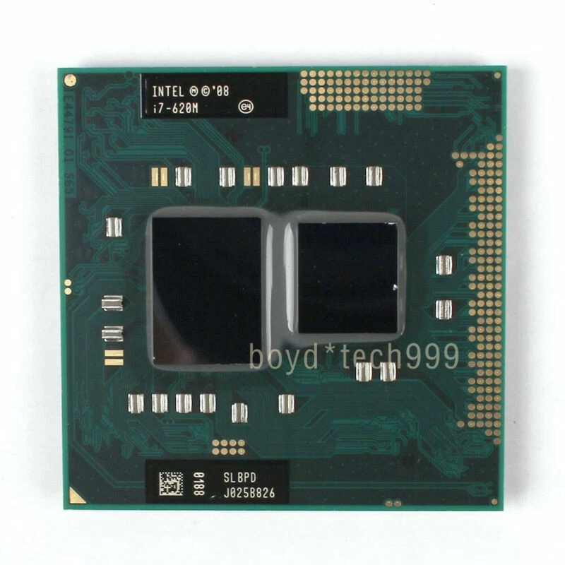 INTEL CORE I7-620M PROCESSOR 2.66GHZ/2.5GT/s（SLBPD SLBTQ）Socket G1 CPU - Image 1 of 1