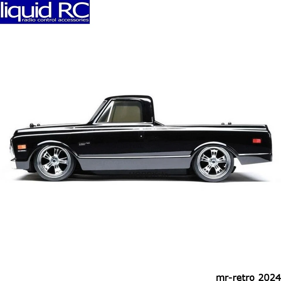 Losi 1972 Chevy C10 Pickup Body Set Black V100 LOS230101 Car/Truck Bodies Win...