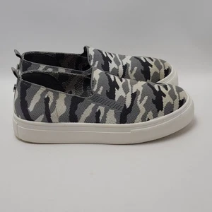 Steve Madden Maygee Damen-Slipper grau Camouflage Strick dehnbar Größe 9 - Bild 1 von 14