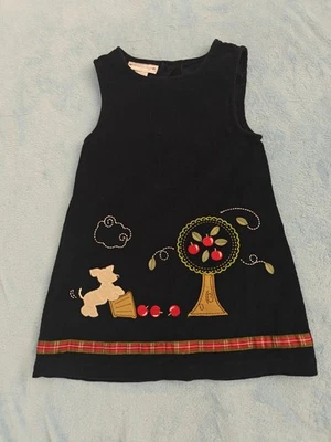 JERSEY DE PANA SAMANTHA SAYS AZUL MARINO TALLA 5... LINDO MANZANO BORDADO CON CACHORRO Foto 1 de 4