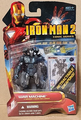 Marvel Iron Man 2 Película Máquina de Guerra Figura Hasbro Nuevo En Paquete Sellado Mt Foto 1 de 4