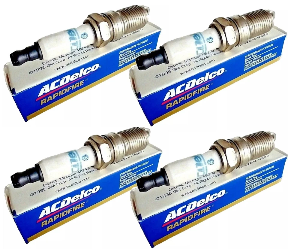 (Lote de 4) Bujía ACDELCO Performance PLATINUM Rapidfire 8 (19238459) Foto 1 de 4