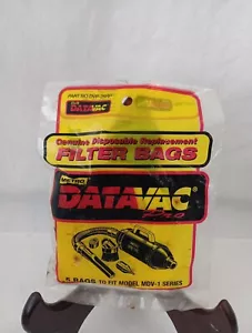 Metro Vacuum DATAVAC P101-26 DVP-26RP Genuine 2 Ply Disposable Filter Bags 5-Pk - Picture 1 of 4