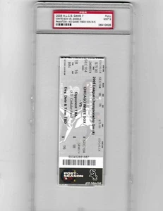 2005 A.L. Division Series Game 5 White Sox Vs Red Sox Phantom Ticket PSA 9 MINT - Picture 1 of 1