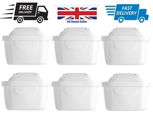 Replacement for Brita, Waterdrop Water Filter Cartridges Universal Filter 6pk - Picture 1 of 8