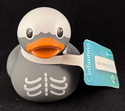 Infantino - Pato Esqueleto - Pato Tiempo Divertido - Aprox. 2,5" de alto Foto 1 de 4