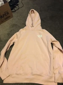 The North Face Sweatshirt Hoodie Women's S Logo Graphic Light Pink Hiking - Picture 1 of 3