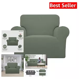 Multi-Size Stretch Sofa Cover - Elegant Checkered Design for All Furniture Types - Picture 1 of 10
