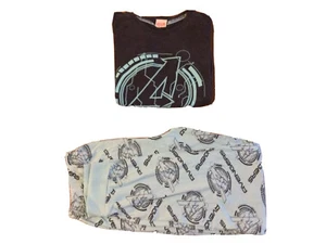 Boys Marvel Avengers Cotton Long Pyjama Set Age 11-12 Years T5576 - Picture 1 of 4