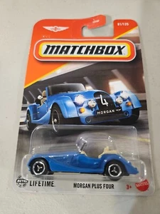 Matchbox Morgan Plus Four #81/125 T50A 2025 Blue Case E F - Picture 1 of 5