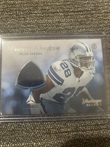 2021 Panini Luminance Darren Woodson Vintage Game Worn Jersey Patch Cowboys - Picture 1 of 1