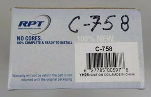 Richporter C-758 Ignition Coil C758 RPT - Picture 1 of 5