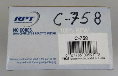 Richporter C-758 Ignition Coil C758 RPT - Image 1 of 4