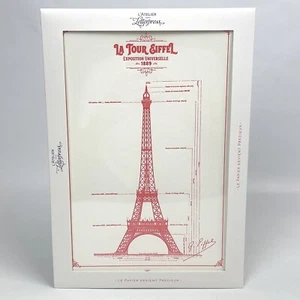 NEW L'Atelier French Letterpress Art Print Eiffel Tower World Exhibition 1889 - Picture 1 of 11