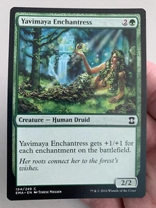 Yavimaya Enchantress Casi Nuevo Eternal Masters Magic The Gathering EN MANO Manejo el mismo día - Imagen 1 de 2