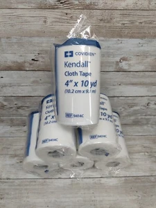 Covidien Kendall Cloth Tape - Size: 4" x 10 yds - 6 Rolls/Box Exp: 09/2023 - Picture 1 of 11