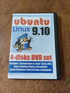 Ubuntu Linux 9.10 4 DVD Set Training PC 4 Courses - Picture 1 of 4