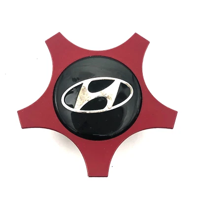 Tapa central de rueda Hyundai Veloster 2012-2017 OEM 18" rojo y negro 52960-2V000 Foto 1 de 4