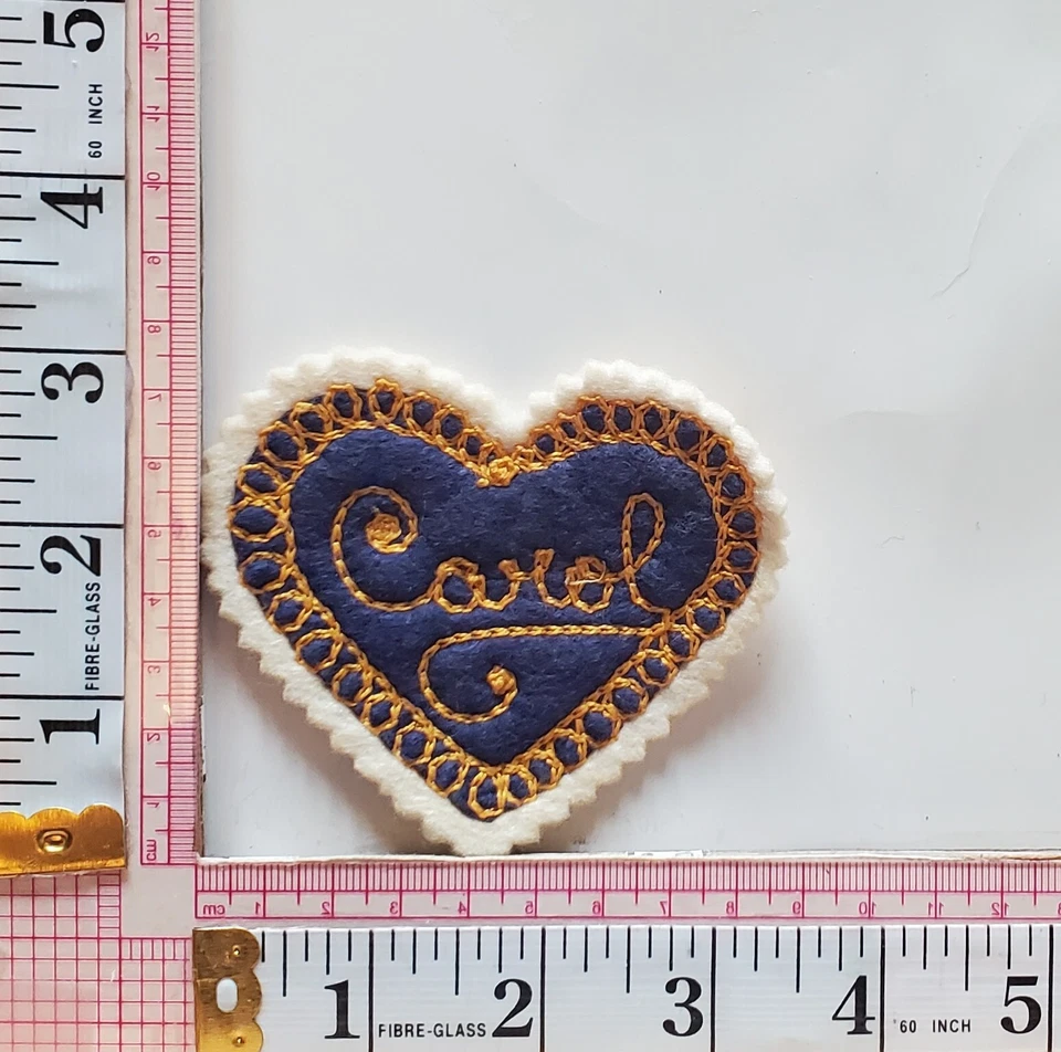 Carol Name Tag Uniform Jacket Vest Patch Badge Applique Crest - Image 1 of 1