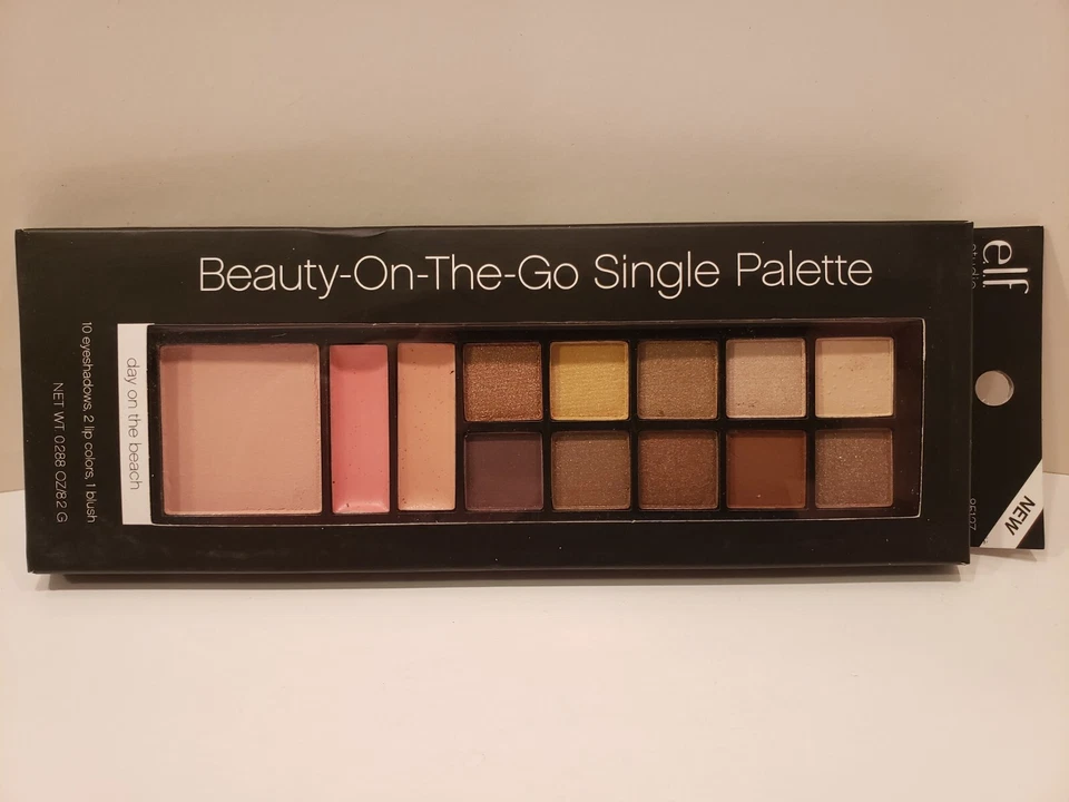 ELF ~ Beauty-On-The-Go Single Palette ~ Day on The Beach ~ 0.288oz ~ NIB - Image 1 of 1