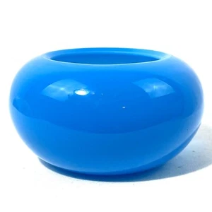 Antike chinesische Peking Glas Schale blau - Bild 1 von 4