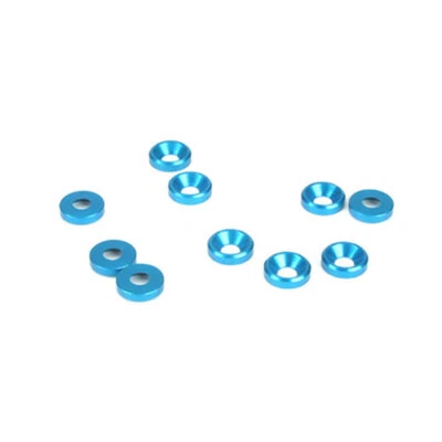 Dynamite 4mm Countersunk Washer 10 Pack - Blue DYN8522 - Image 1 of 2