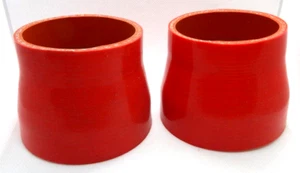 Lot of 2 Silicone Coupler 3" to 2.75" 70 to 76mm Nylon Multi Layer - Bild 1 von 3