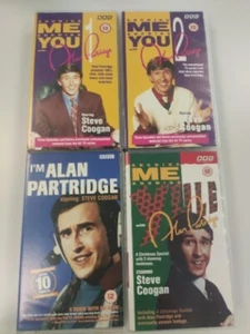 Alan Partridge 4 vhs bundle I'm Alan volume 1, Knowing Me 1 and 2, Knowing Yule - Picture 1 of 10