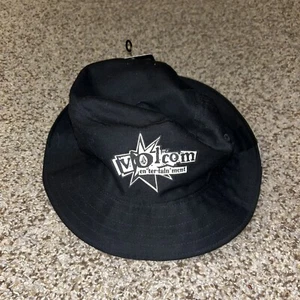 Volcom Vent Flyer Bucket Hat-Black Reversible Colorful *NEW* NWT One Size - Picture 1 of 5