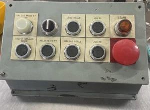 Hoffman E10PBA Steel Control Panel Pushbutton Enclosure 30.5mm PB Holes X 10 - Picture 1 of 3