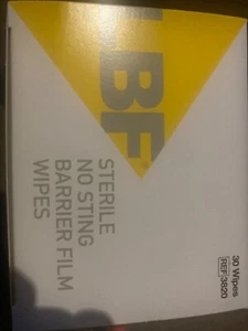 LBF STERILE NO STING BARRIER FILM WIPES CLINIMED X 30 Wipes 100S AVAILABLE