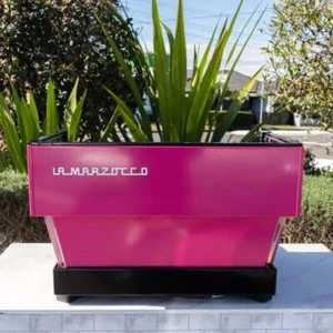 Clean 2 Group Pink La Marzocco Linea Commercial Coffee Machine - Picture 1 of 10